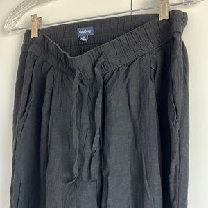 Gap Body: wide leg cotton/linen pants